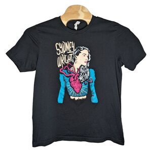 Sydney Wright Musician T Shirt Size XL Vintage Black Brad Bond Design Album Band